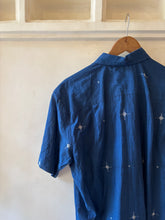 Load image into Gallery viewer, Indigo handloom detail shirt
