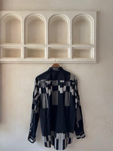 Geometric handloom shirt