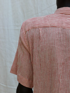 Coral textured shirt